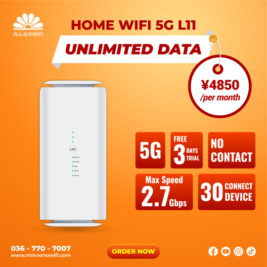 Home Wifi 5G L11 - Unlimited Data